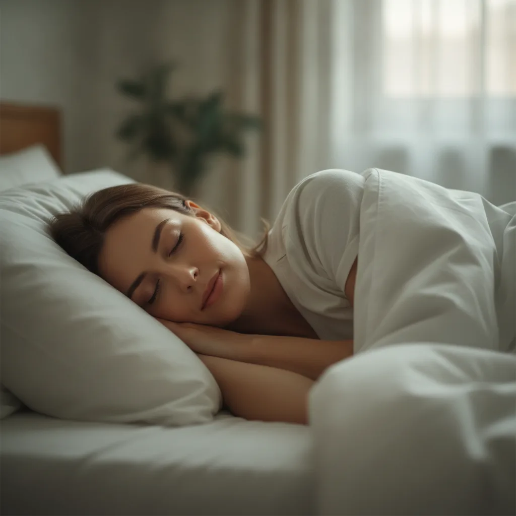 After: peaceful sleep